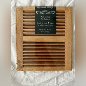 Natural Oak Air Register 8x10